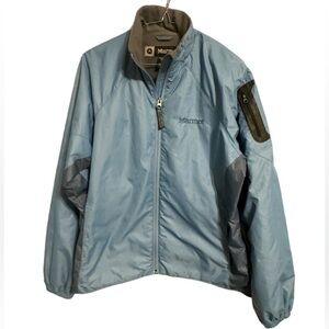 Marmot Lined Light Jacket Full Zip Arm Pocket Neck Pull  Women’s Sz M
